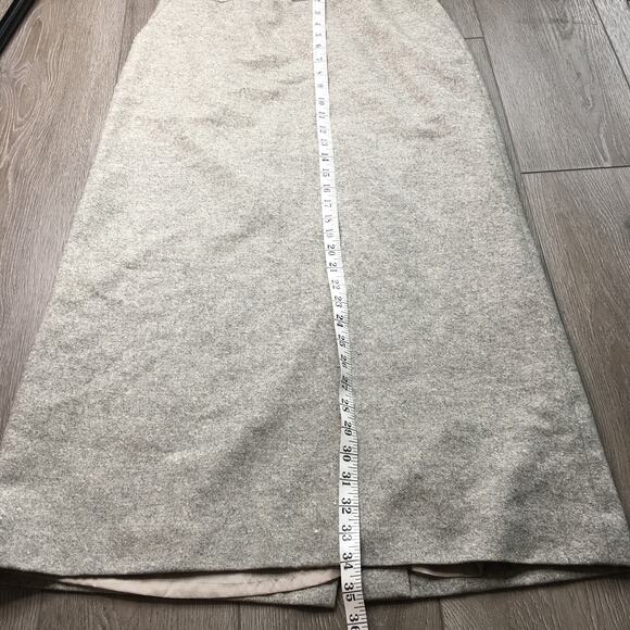 Brooks Brothers Petite Womens Midi Pencil Skirt Lined Wool Silk Blend Size 12 - Picture 3 of 10